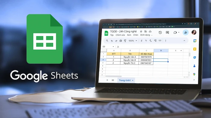 cách thêm số 0 ở đầu trong google sheet