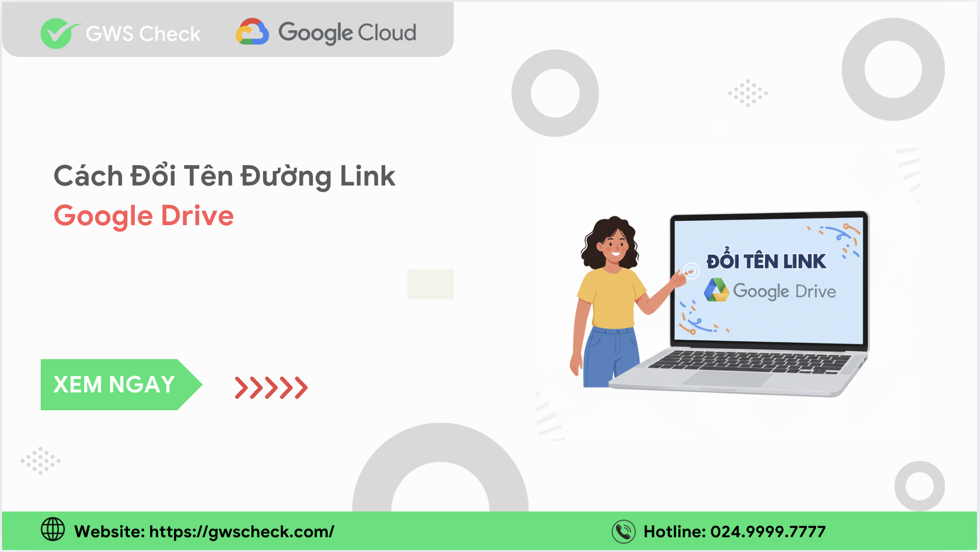 cách đổi tên đường link google drive