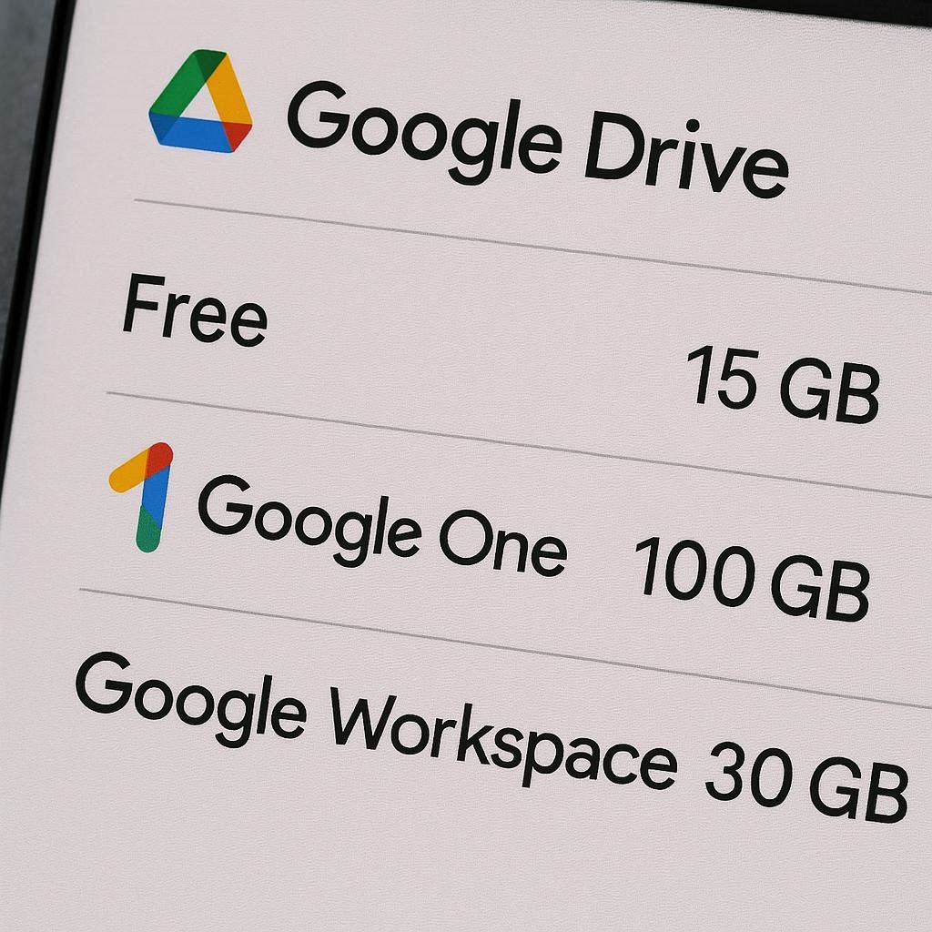 Google Drive lưu trữ được bao nhiêu dung lượng