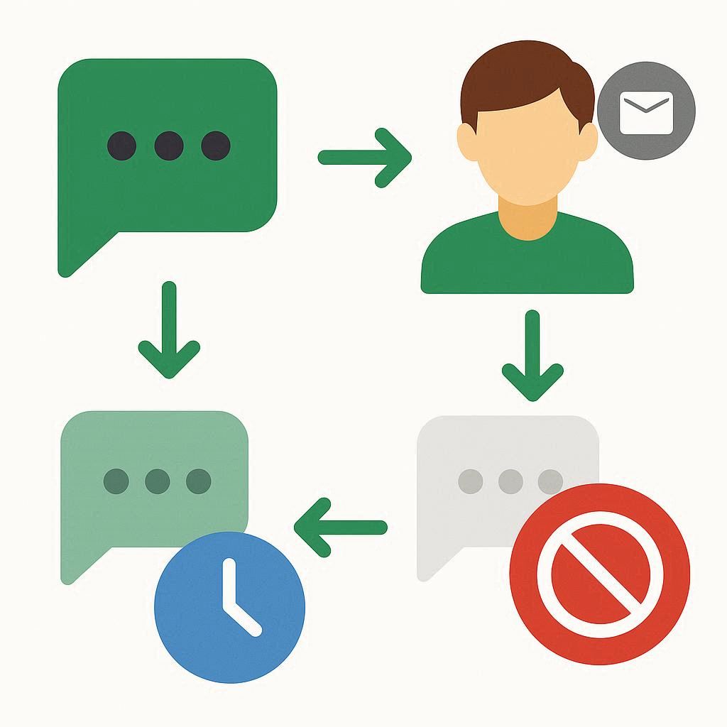 Những lưu ý khi xóa tin nhắn trên Google Chat