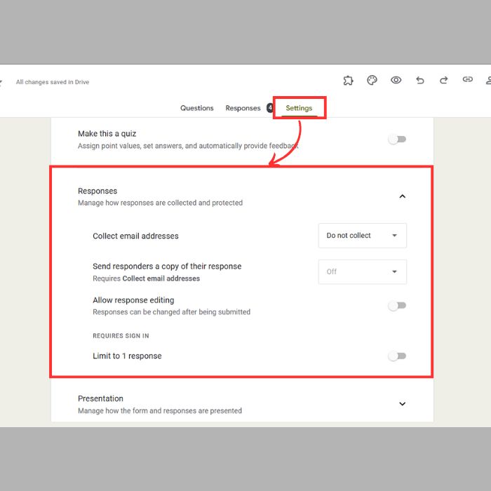 Cách khắc phục Google Forms không chấp nhận phản hồi