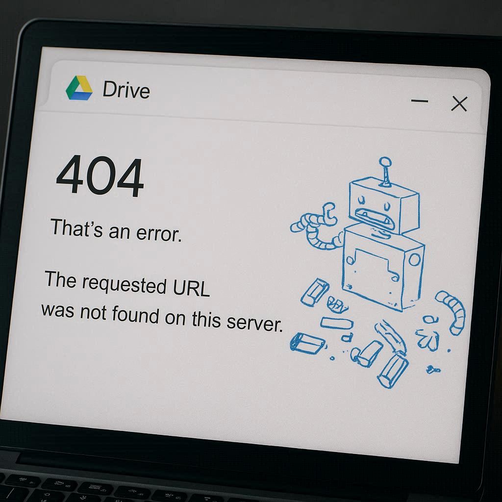 Cách khắc phục link Google Drive bị lỗi 404
