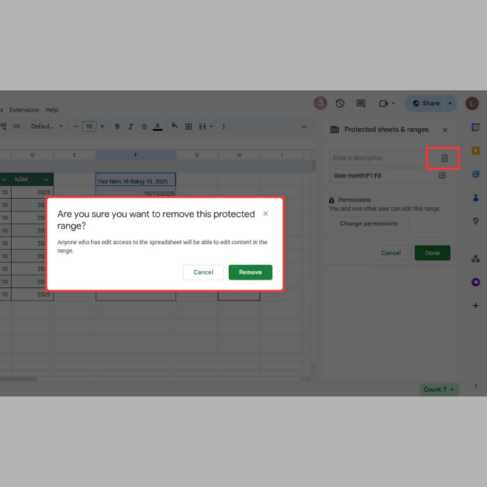 Cách để mở khóa công thức trong Google Sheets