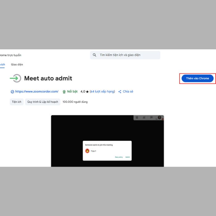 Cách vào Google Meet không cần duyệt