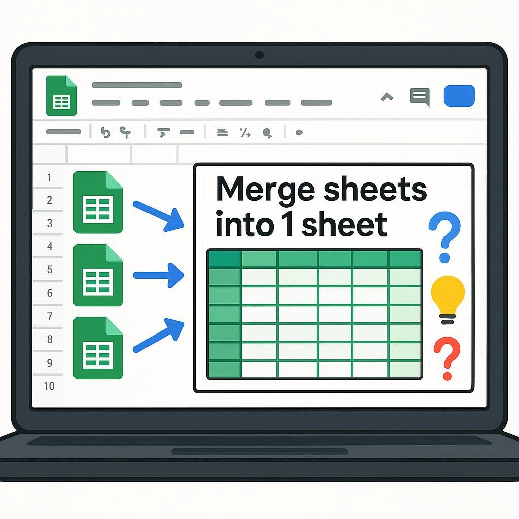 Những câu hỏi thường gặp về gộp nhiều Sheet thành 1 Sheet trong Google Sheets