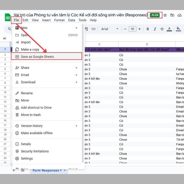 Hướng dẫn khắc phục Google Sheets không hiện bảo vệ trang tính