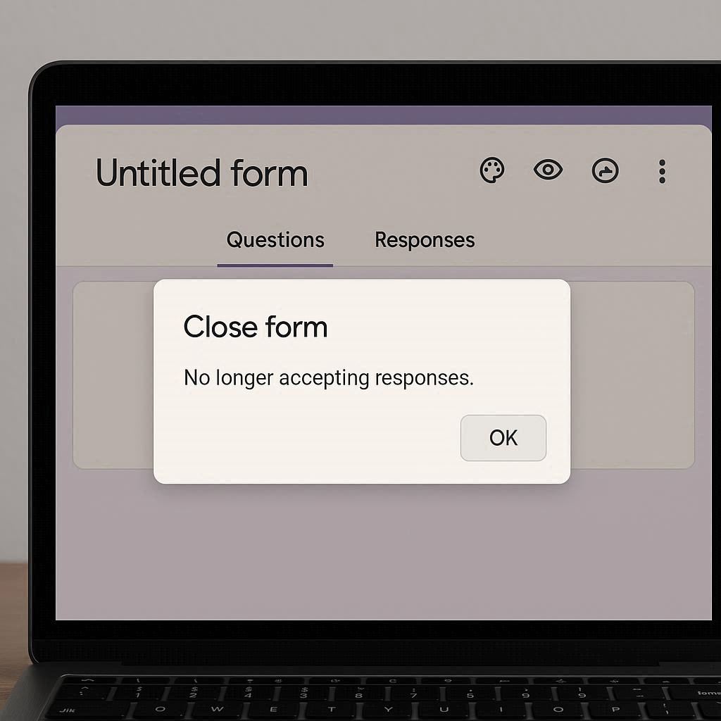 Khi nào nên khóa link Google Forms?