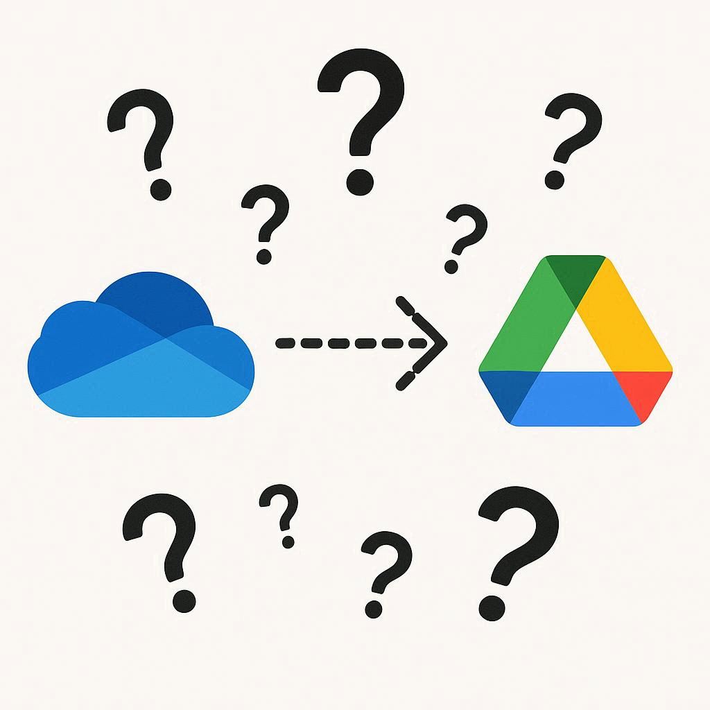 Một số câu hỏi thường gặp khi chuyển dữ liệu từ OneDrive sang Google Drive