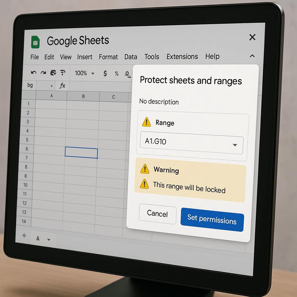 Những lưu ý khi sử dụng cách khóa công thức trong Google Sheets