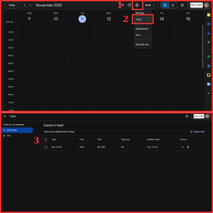 Cách khắc phục sự kiện biến mất khỏi Google Calendar