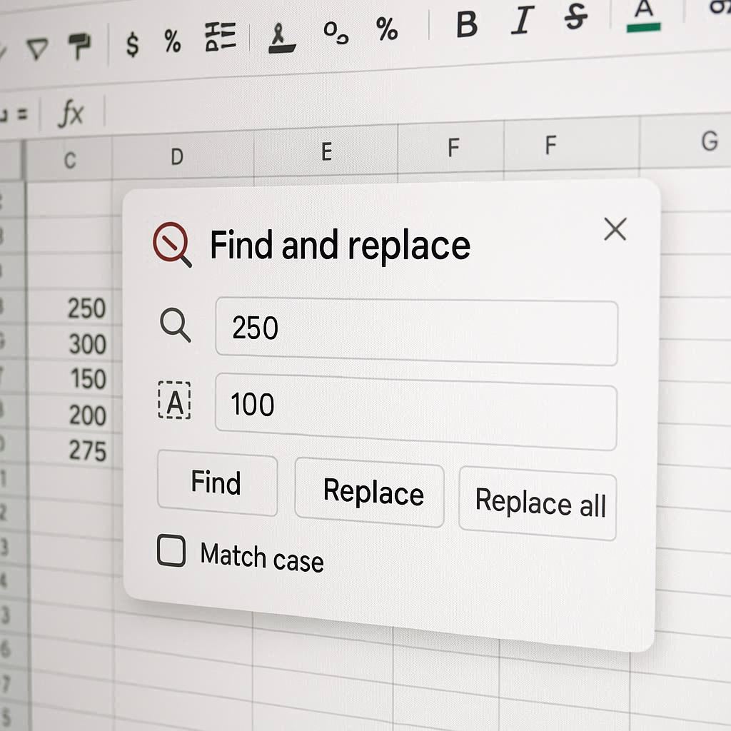 Lợi ích của việc tìm và thay thế trong Google Sheets