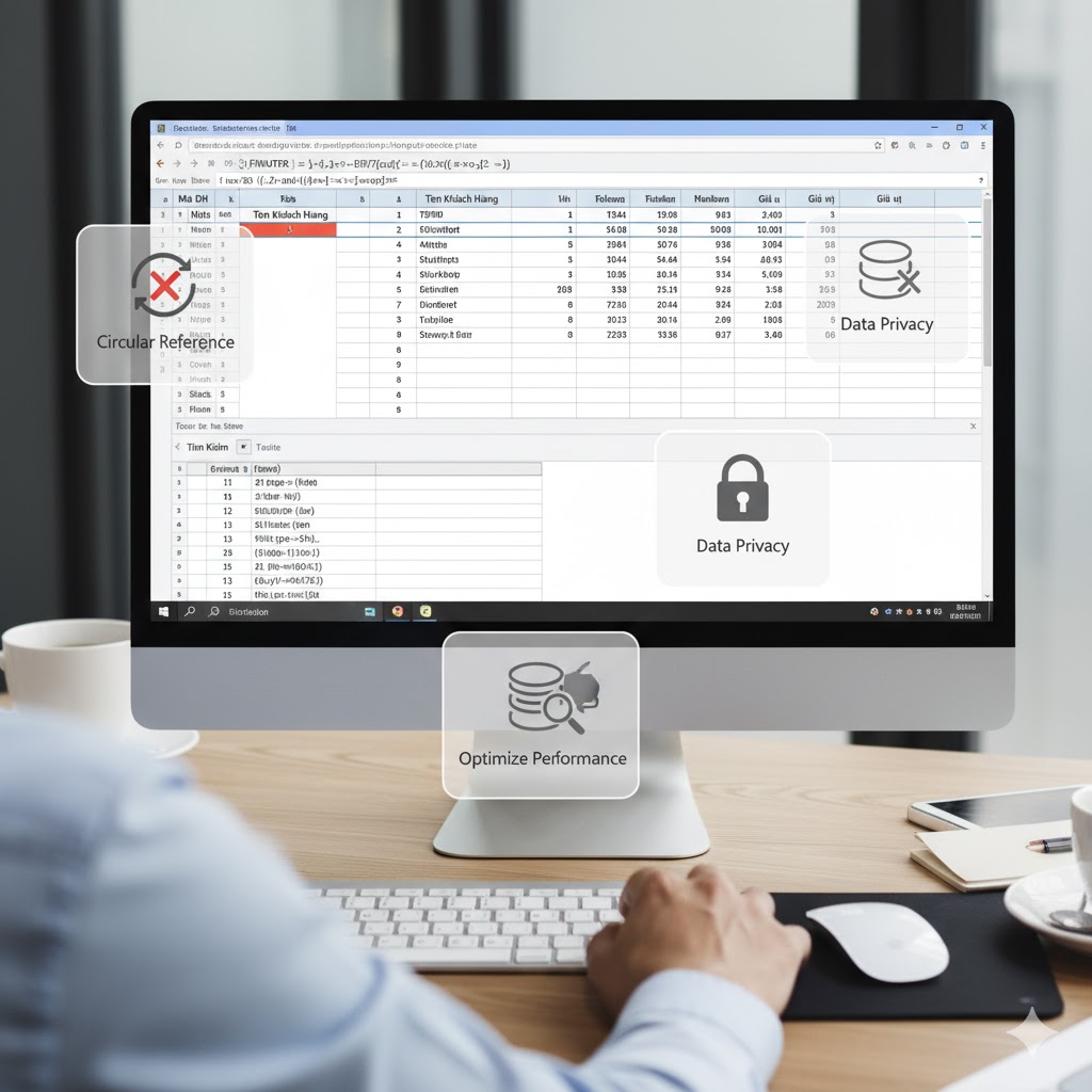 Một vài lưu ý khi tạo ô tìm kiếm trong Google Sheets