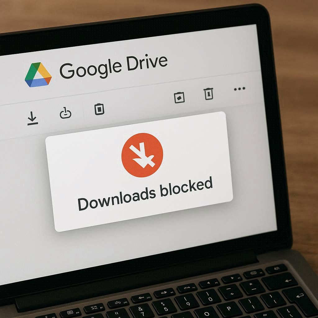 Vì sao nên chặn tải xuống trên Drive