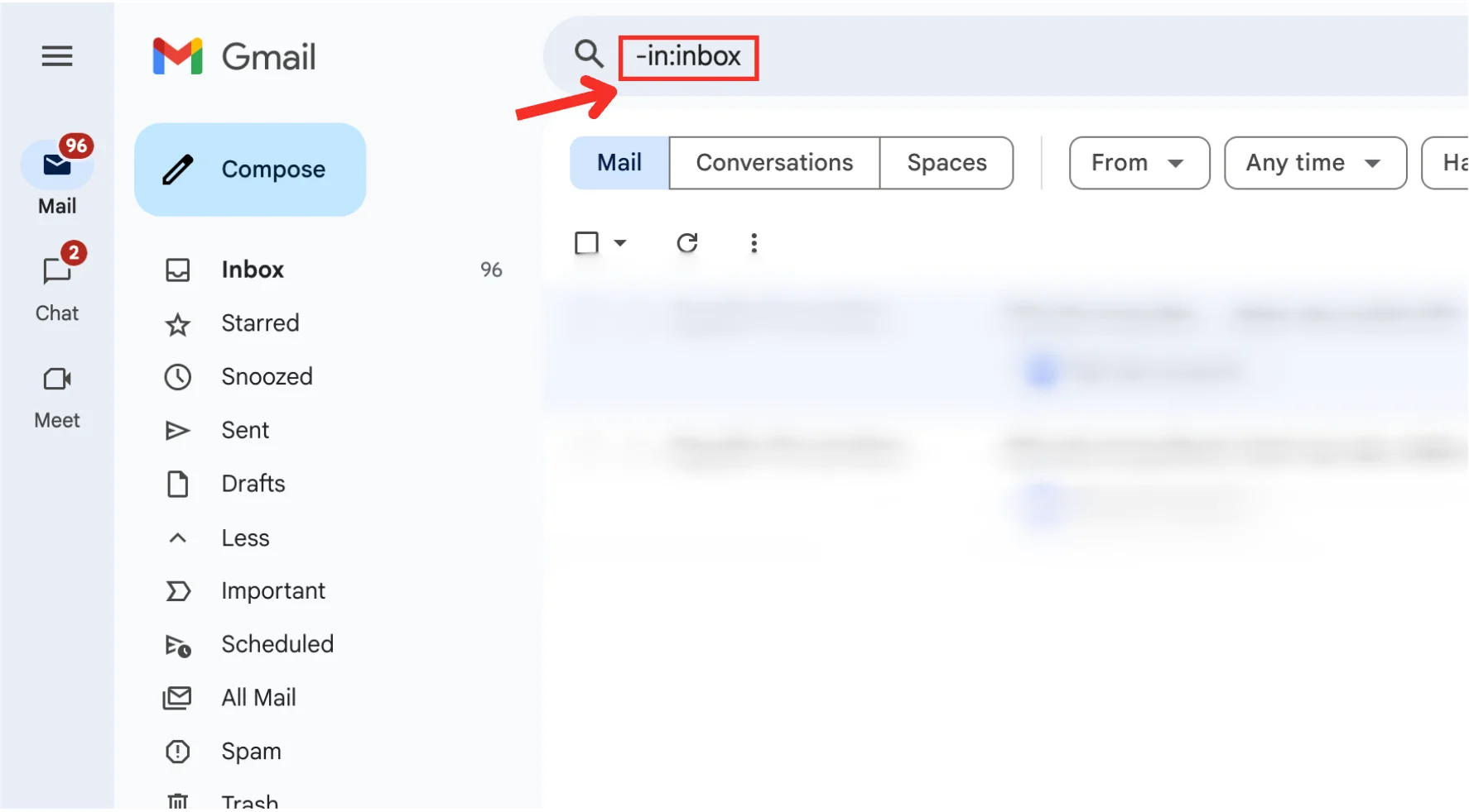 Cách tìm thư đã lưu trữ trong Gmail