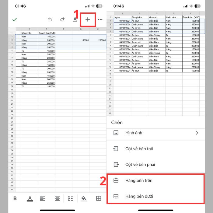 Cách chèn nhiều dòng trong Google Sheets hiệu quả nhất