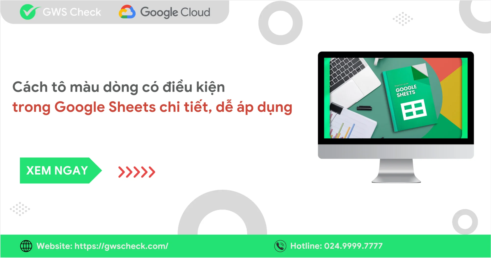 Cách tô màu dòng có điều kiện trong Google Sheets chi tiết, dễ áp dụng