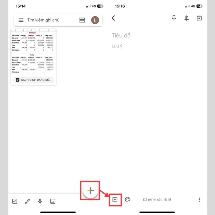 Google Keep chuyển ảnh thành văn bản trên điện thoại