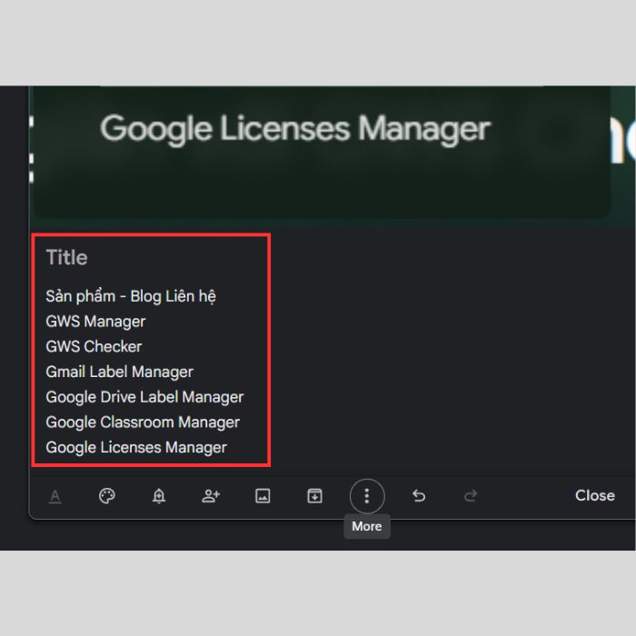 Google Keep chuyển hình ảnh thành văn bản trên máy tính