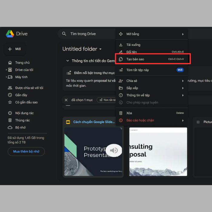 Hướng dẫn cách chuyển chủ sở hữu Google Drive trên máy tính