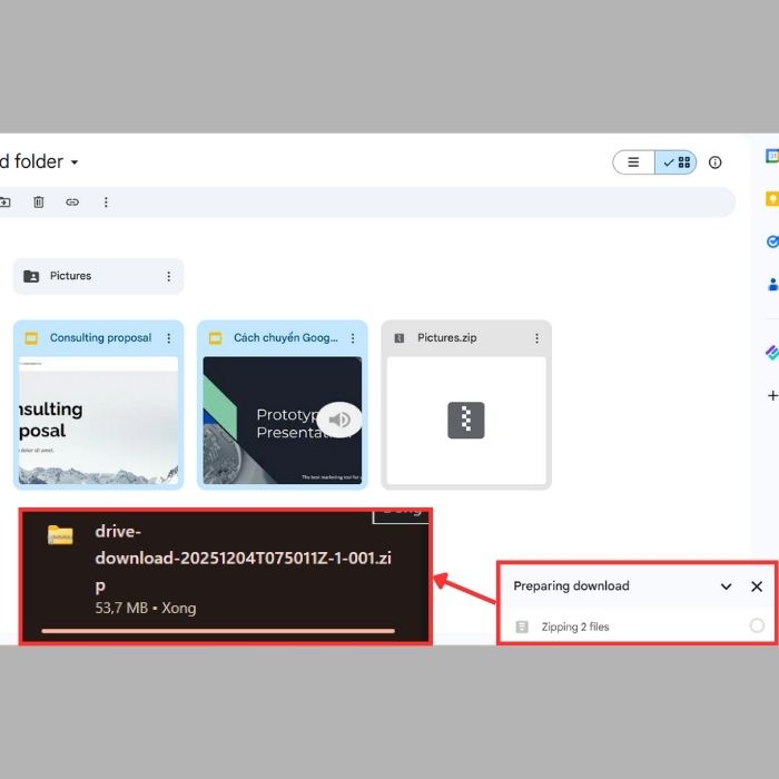 Hướng dẫn chi tiết các cách gộp file trong Google Drive