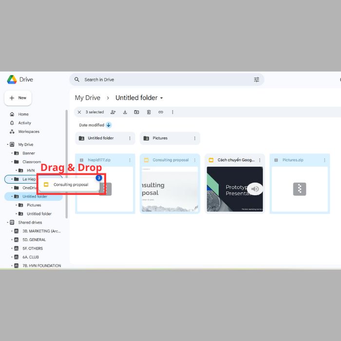 Hướng dẫn chi tiết các cách gộp file trong Google Drive