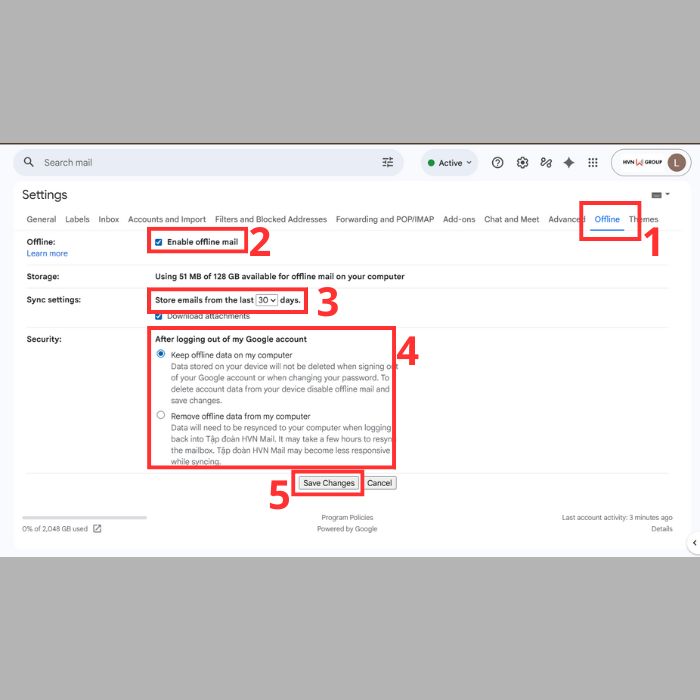 Hướng dẫn chi tiết cách dùng Gmail Offline trên máy tính