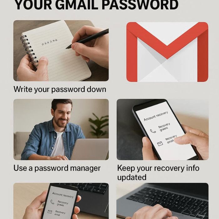 Mẹo bảo mật và nhớ tài khoản Gmail tránh bị mất