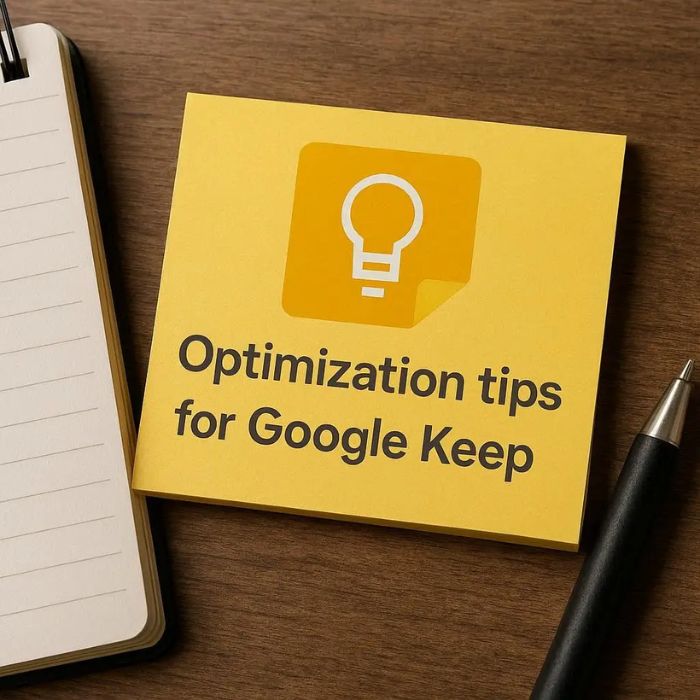 Mẹo tối ưu hóa để Google Keep nhận diện chính xác