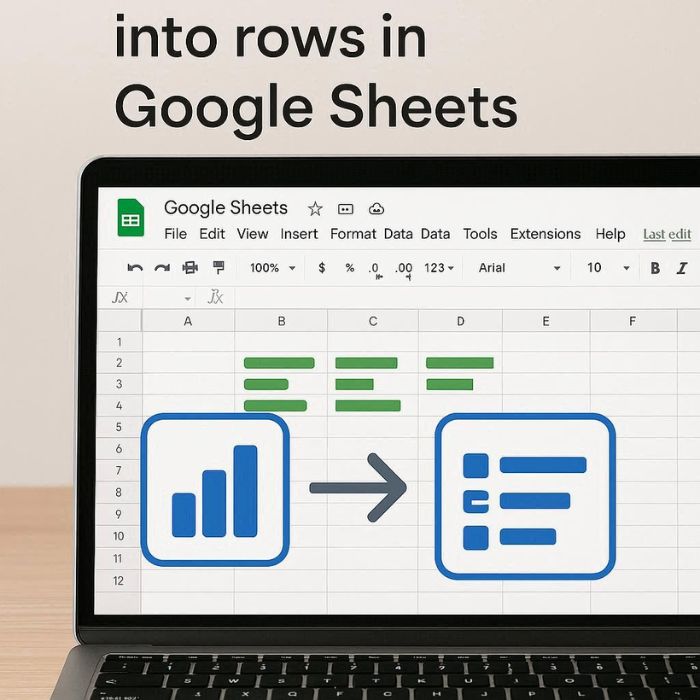 03 Lý do cần chuyển cột thành hàng trong Google Sheets