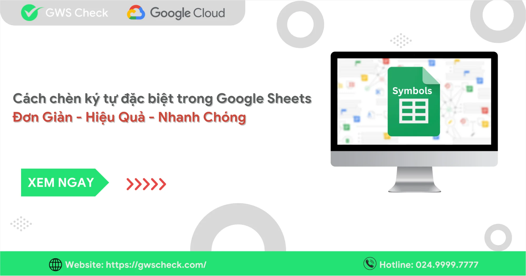 Cách chèn ký tự đặc biệt trong Google Sheets đơn giản và hiệu quả