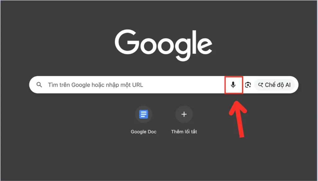 Cách tìm nhạc bằng âm thanh Google trên máy tính