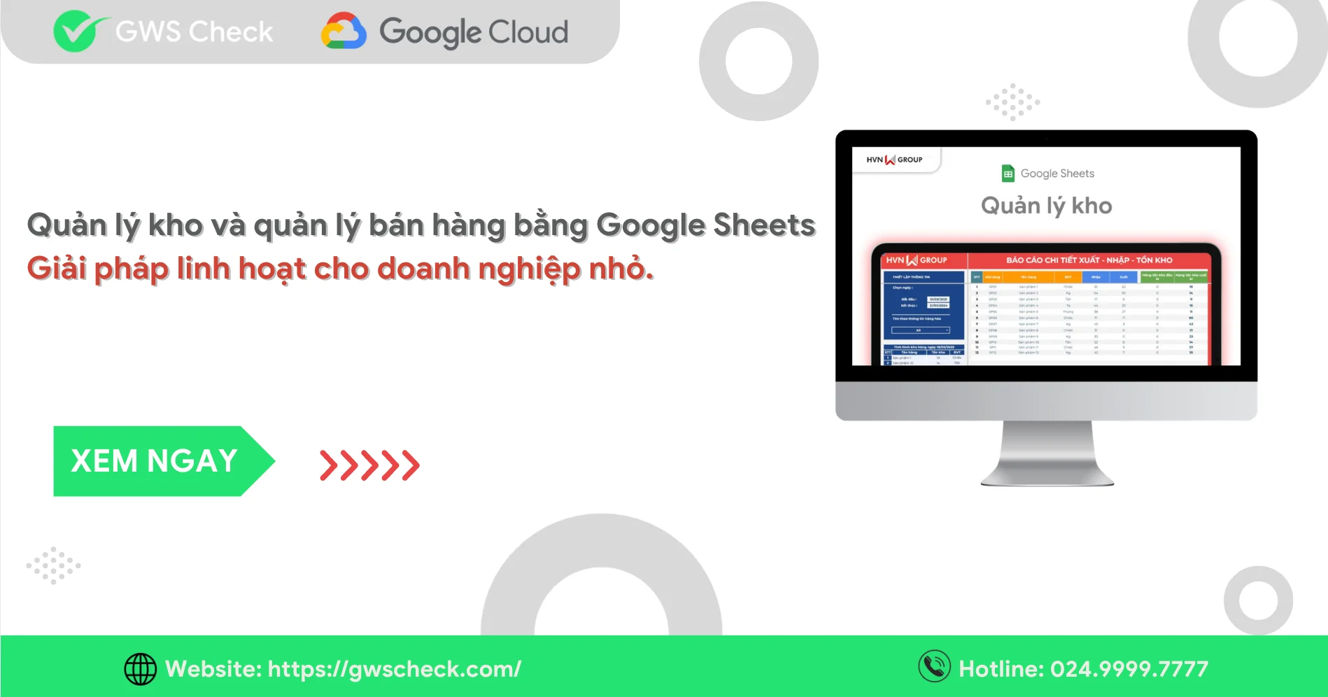 Quản lý kho với Google Sheets: Giải pháp linh hoạt cho doanh nghiệp.