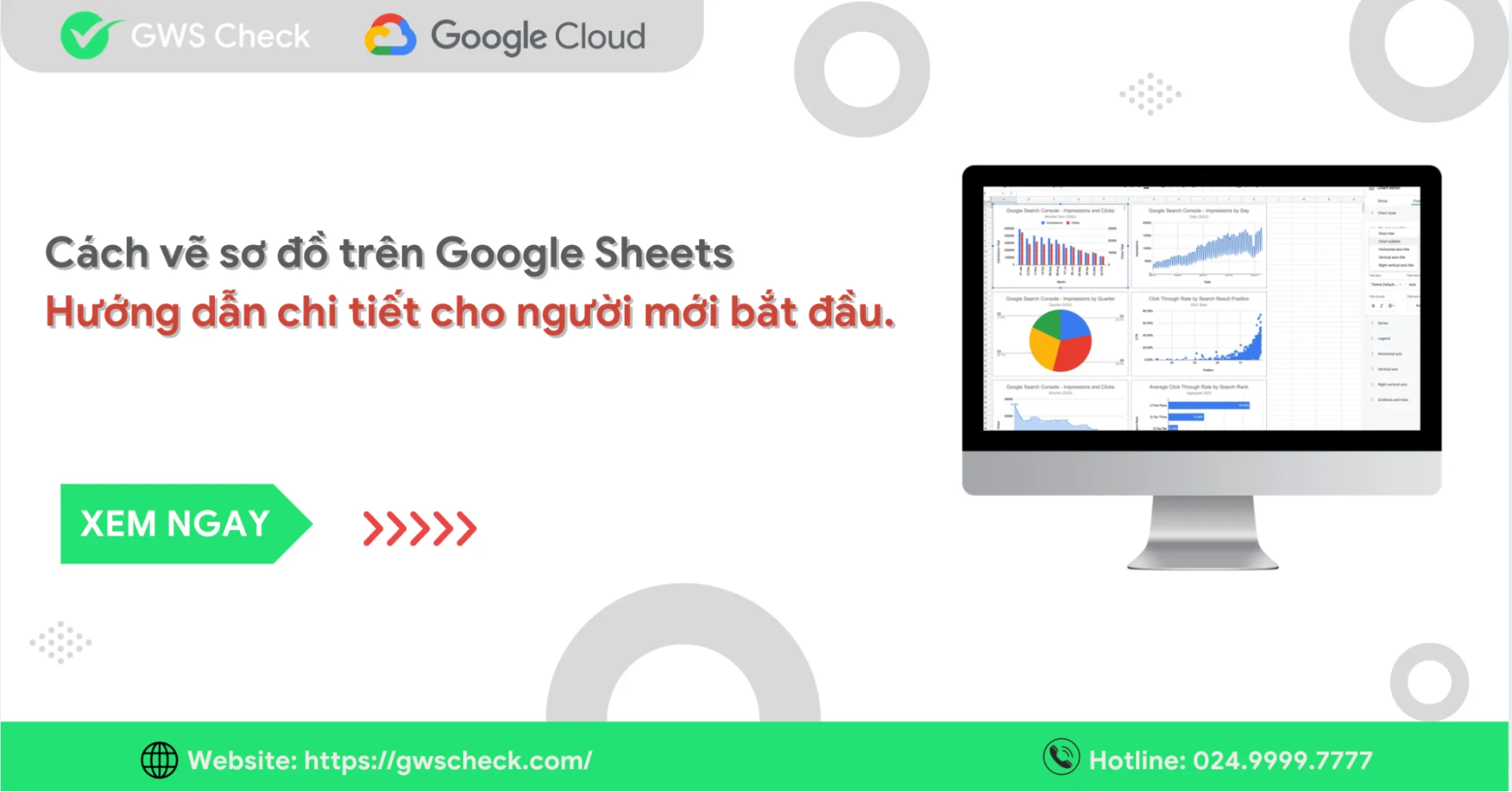 Cách vẽ sơ đồ trên Google Sheets