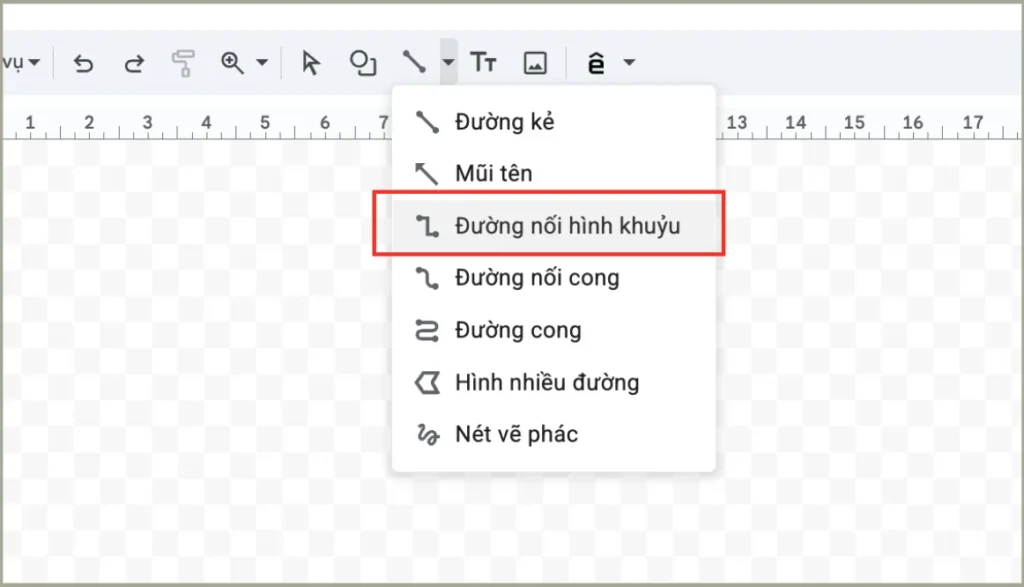 Cách vẽ sơ đồ trong Google Sheets bằng Drawing