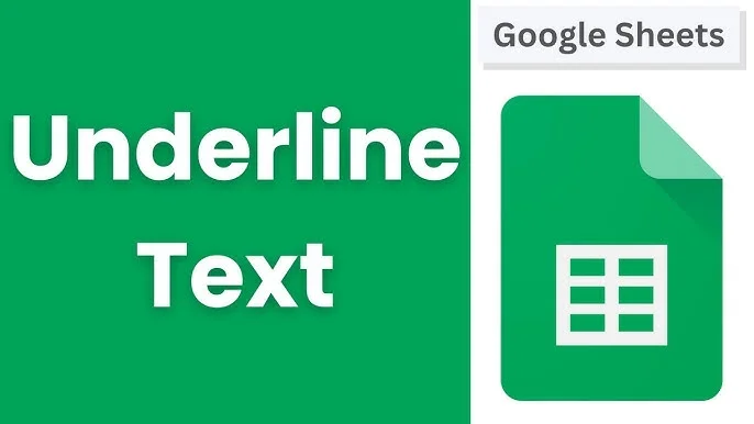 Khi nào nên bỏ gạch chân trong Google Sheets?