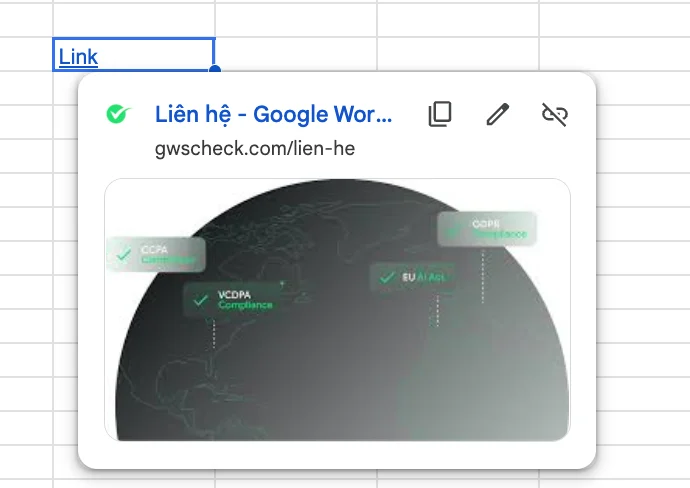 Cách rút gọn link Google Sheets bằng hàm HYPERLINK