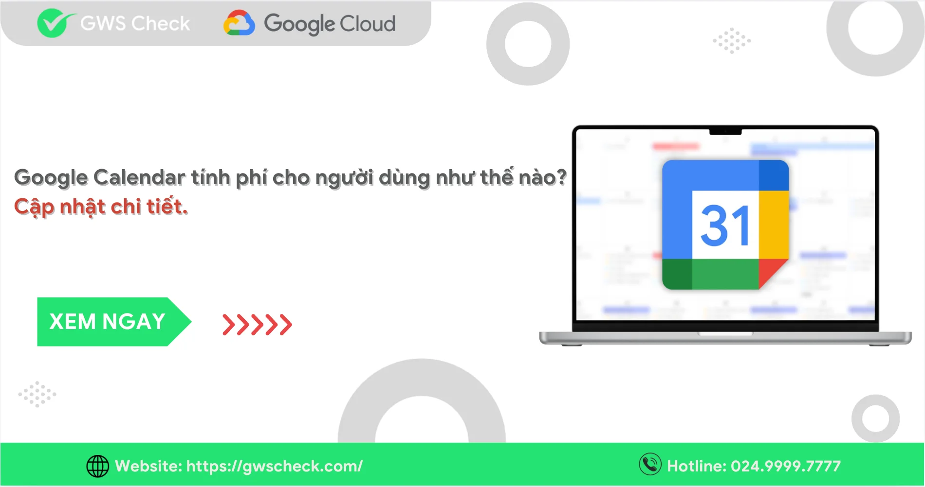 Google Calendar tính phí cho người dùng như thế nào? Cập nhật chi tiết