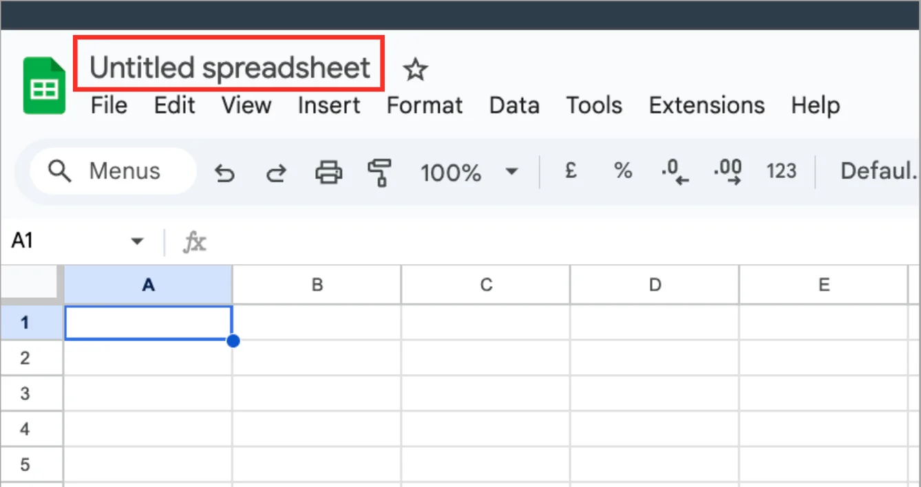 Hướng dẫn các cách tạo bảng tính Google Sheets