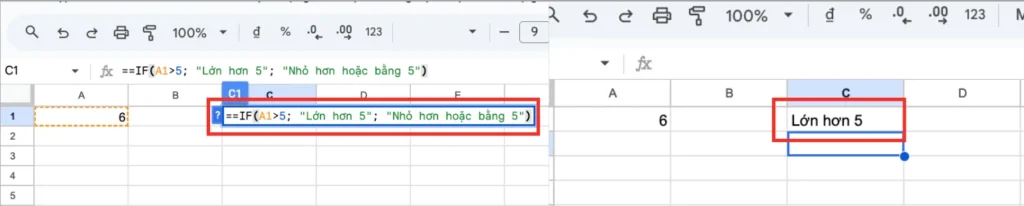 Nhóm công thức tính toán cơ bản
