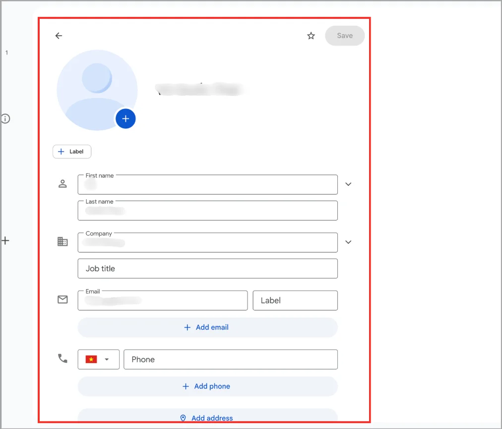 Hướng dẫn truy cập và sử dụng Google Contacts trên web 