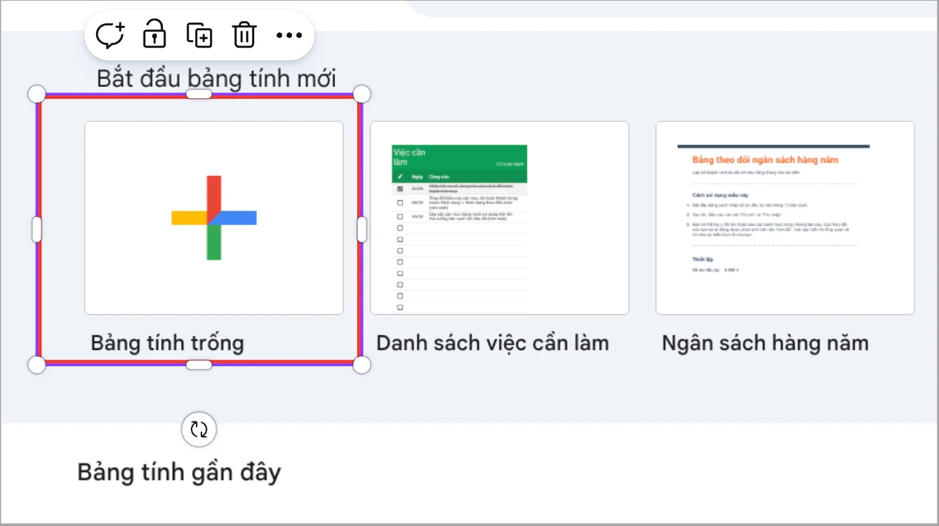Hướng dẫn các cách tạo bảng tính Google Sheets