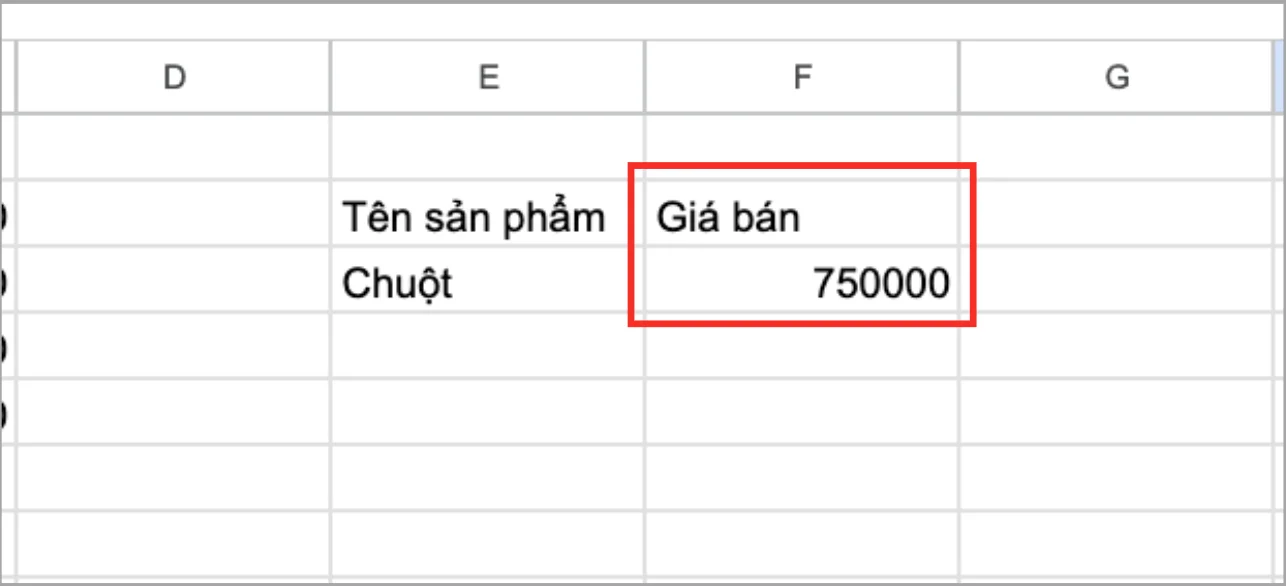 Hướng dẫn sử dụng hàm XLOOKUP trong Google Sheets