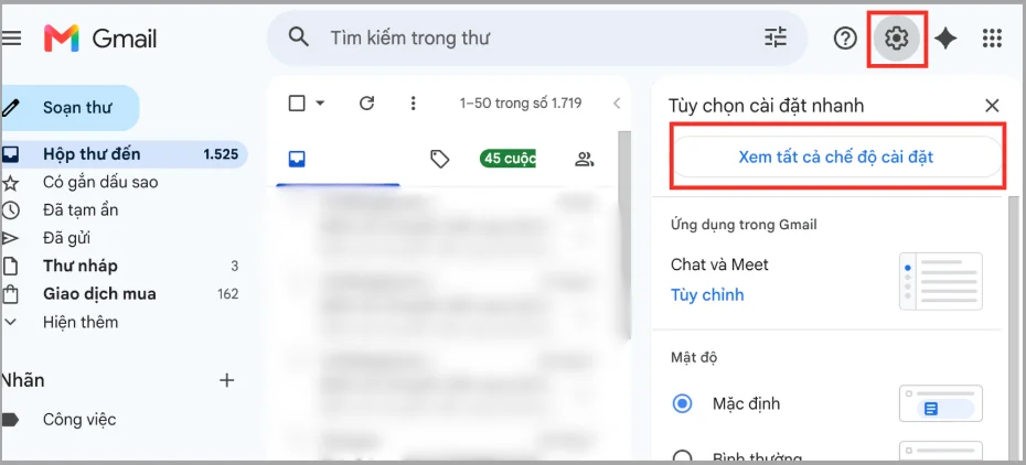 Xoá bộ lọc và tắt chuyển tiếp nhầm 