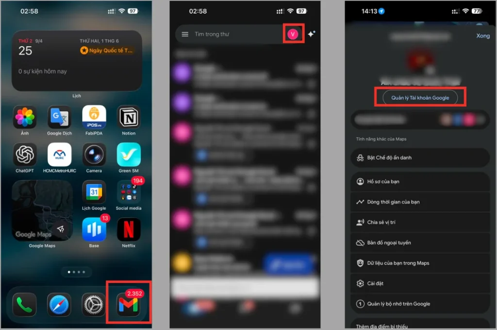 Cách đổi tên Gmail của mình trên điện thoại