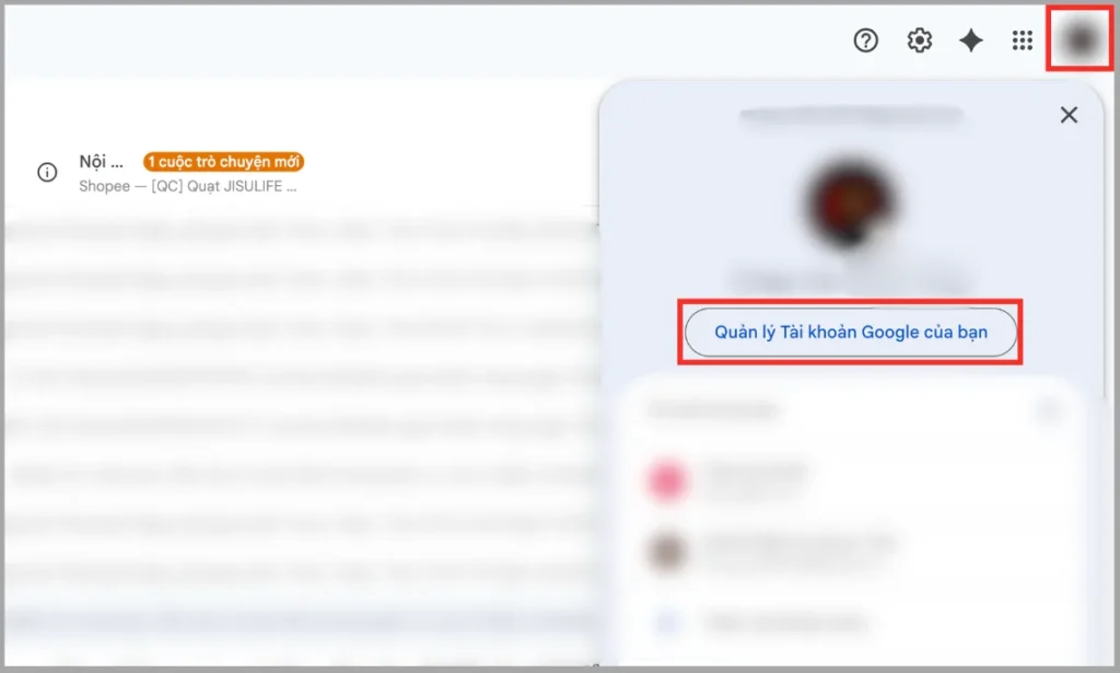 Cách đổi tên Gmail của mình trên máy tính