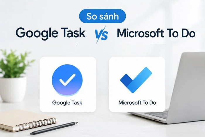 07 Tiêu chí so sánh Microsoft To Do và Google Tasks