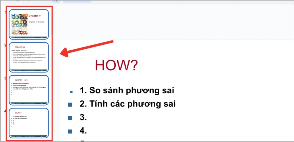  Nhúng Google Slides vào Google Docs bằng Copy