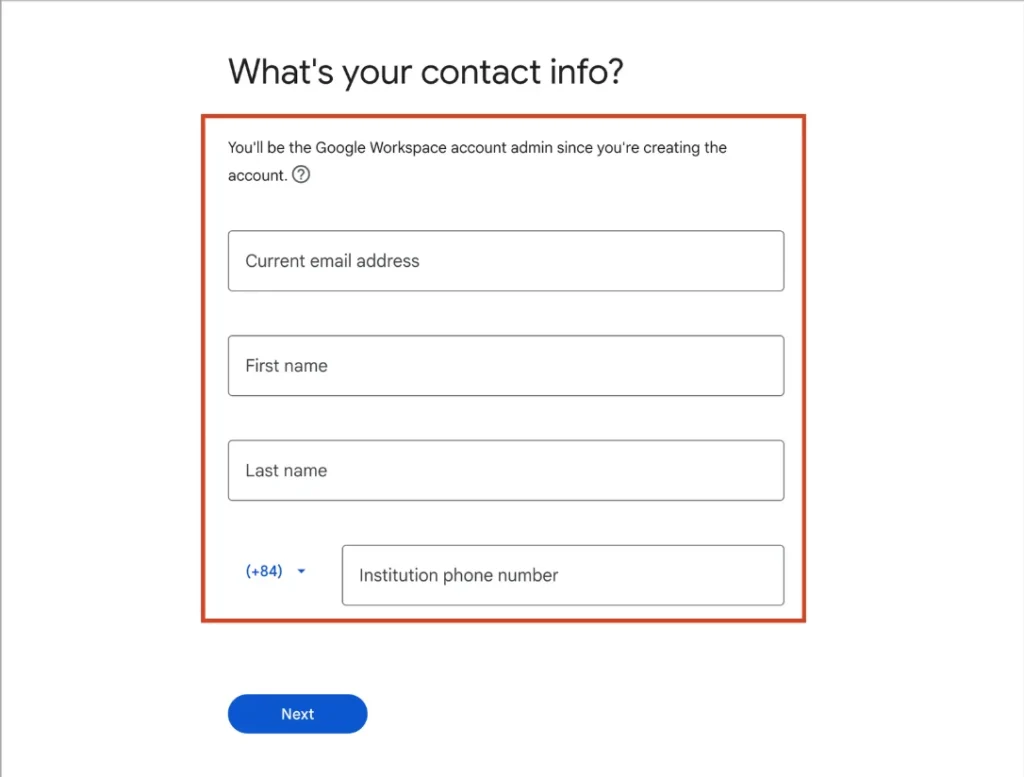 cách tạo Gmail có đuôi EDU